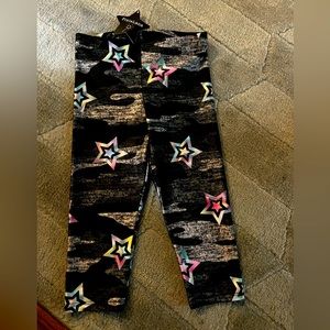 NWT! PixieLane girls, size four sparkling star’s leggings